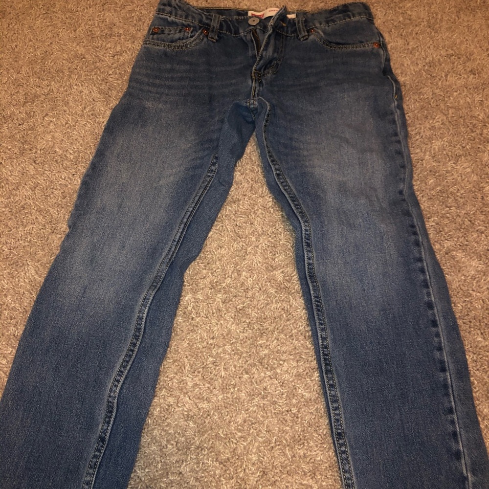 Unisex  gap skinny jeans gently used size 7